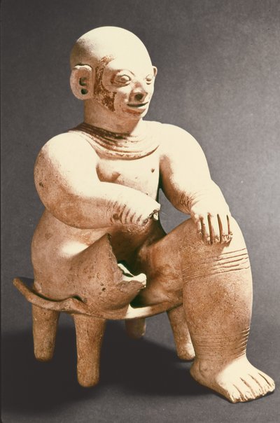 Figura masculina sentada, Eldorado de Pre Columbian